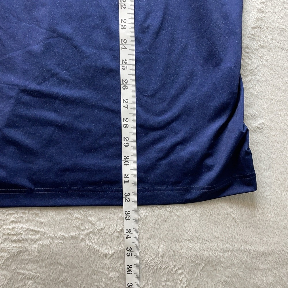 Callaway Mens 2XL Blue & White Opti Dri Short Sleeve Golf Polo Shirt - Picture 14 of 14